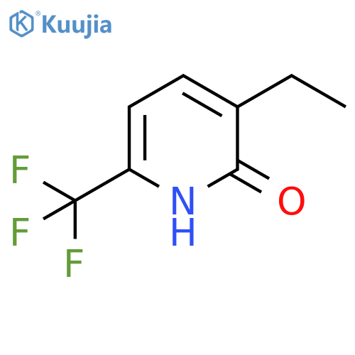 2(1H)-Pyridinone, 3-ethyl-6-(trifluoromethyl)- structure