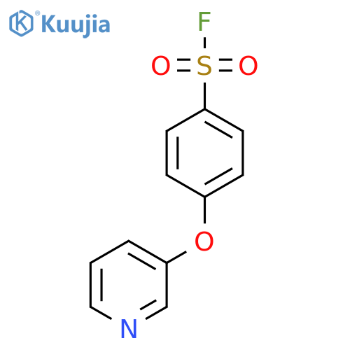 4-(Pyridin-3-yloxy)benzene-1-sulfonyl fluoride structure