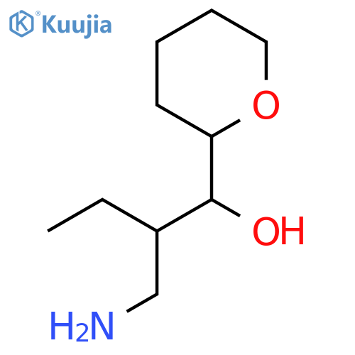2H-Pyran-2-methanol, α-[1-(aminomethyl)propyl]tetrahydro- structure