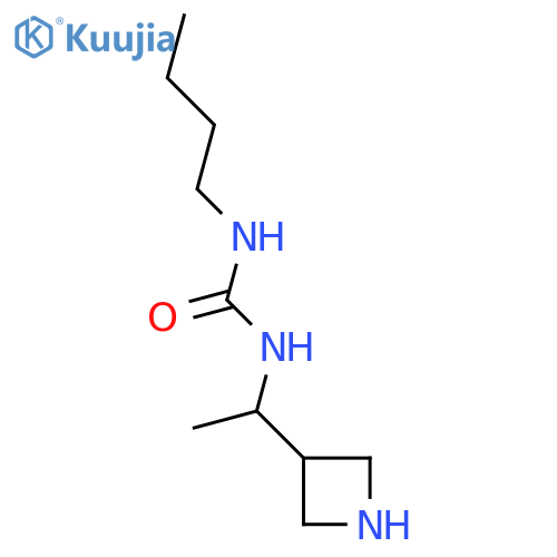 1-1-(azetidin-3-yl)ethyl-3-butylurea structure