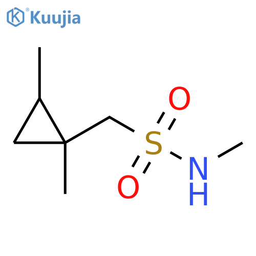 Cyclopropanemethanesulfonamide, N,1,2-trimethyl- structure