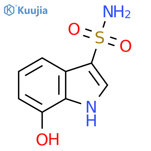 1H-Indole-3-sulfonamide, 7-hydroxy- structure
