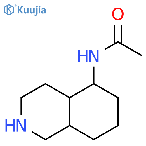 Acetamide, N-(decahydro-5-isoquinolinyl)- structure
