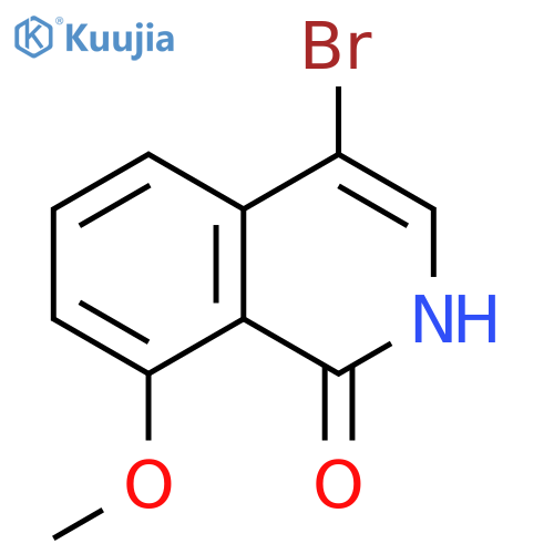 1(2H)-Isoquinolinone, 4-bromo-8-methoxy- structure