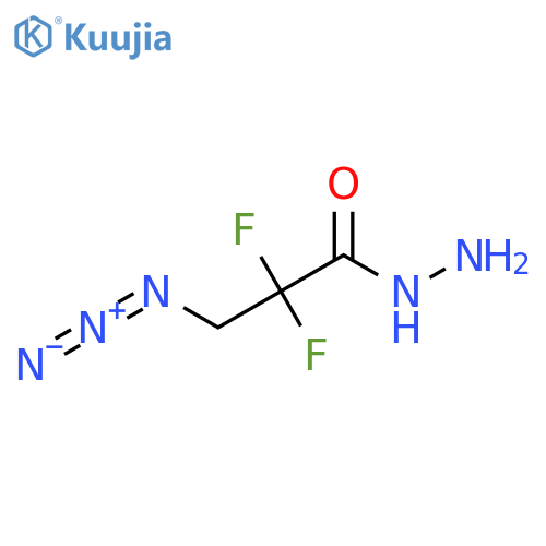 3-Azido-2,2-difluoropropanehydrazide structure