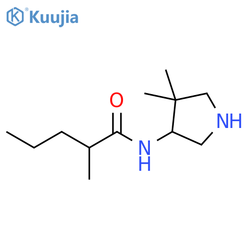 Pentanamide, N-(4,4-dimethyl-3-pyrrolidinyl)-2-methyl- structure