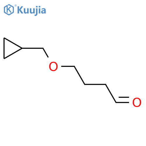 4-(Cyclopropylmethoxy)butanal structure
