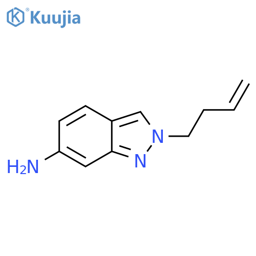 2-(but-3-en-1-yl)-2H-indazol-6-amine structure
