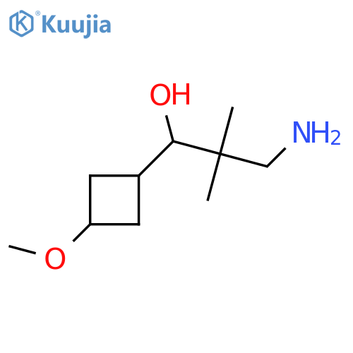 Cyclobutanemethanol, α-(2-amino-1,1-dimethylethyl)-3-methoxy- structure