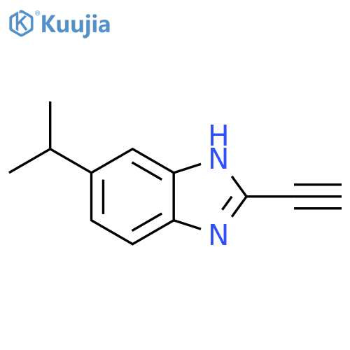 2-ethynyl-6-(propan-2-yl)-1H-1,3-benzodiazole structure