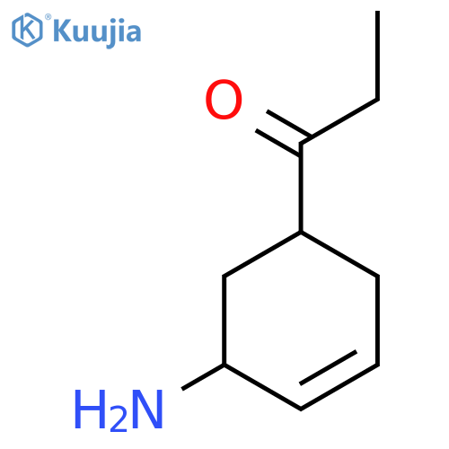 1-(5-Aminocyclohex-3-en-1-yl)propan-1-one structure