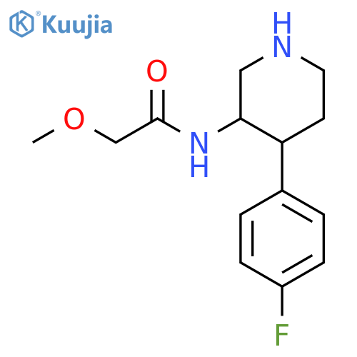 Acetamide, N-[4-(4-fluorophenyl)-3-piperidinyl]-2-methoxy- structure