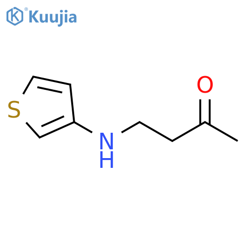 2-Butanone, 4-(3-thienylamino)- structure