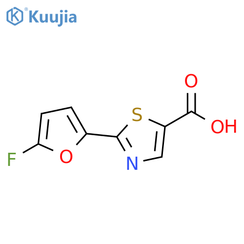 5-Thiazolecarboxylic acid, 2-(5-fluoro-2-furanyl)- structure