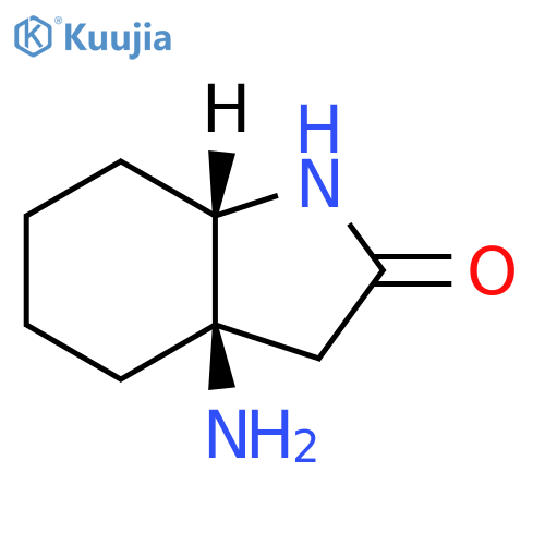 rac-(3aR,7aS)-3a-amino-octahydro-1H-indol-2-one, cis structure