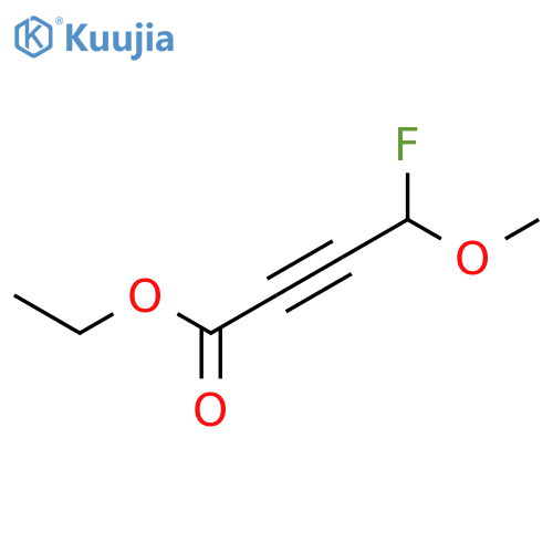 Ethyl 4-fluoro-4-methoxybut-2-ynoate structure