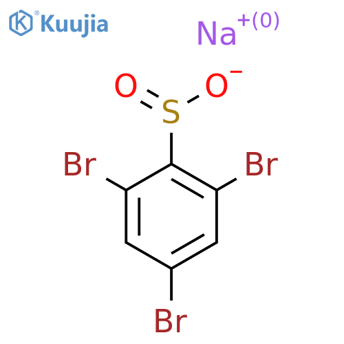 Sodium 2,4,6-tribromobenzene-1-sulfinate structure