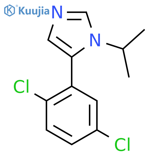 5-(2,5-dichlorophenyl)-1-(propan-2-yl)-1H-imidazole structure