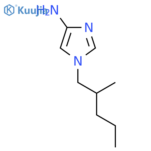 1-(2-methylpentyl)-1H-imidazol-4-amine structure