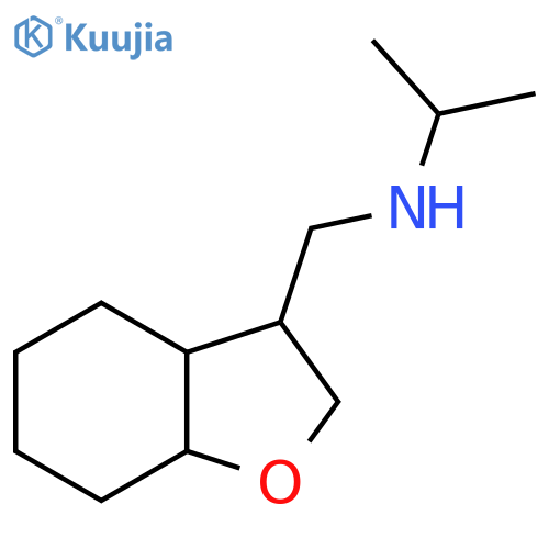 (octahydro-1-benzofuran-3-yl)methyl(propan-2-yl)amine structure