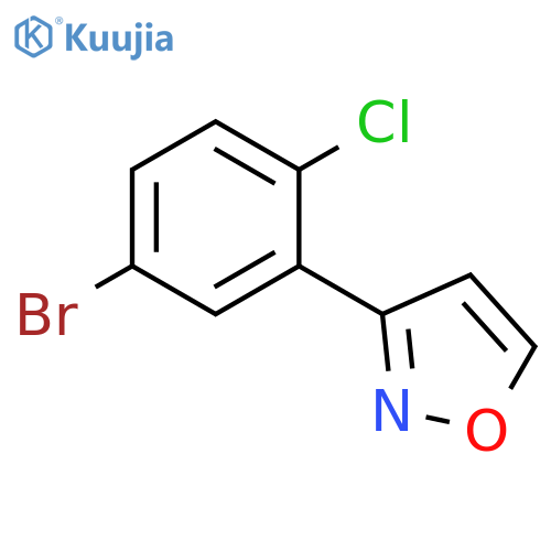 Isoxazole, 3-(5-bromo-2-chlorophenyl)- structure