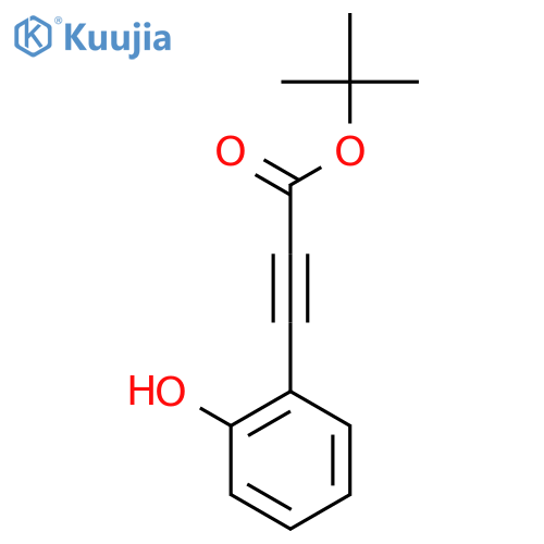Tert-butyl 3-(2-hydroxyphenyl)prop-2-ynoate structure