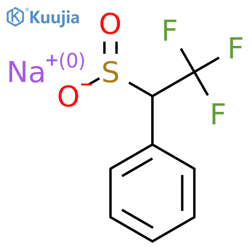 Sodium 2,2,2-trifluoro-1-phenylethane-1-sulfinate structure
