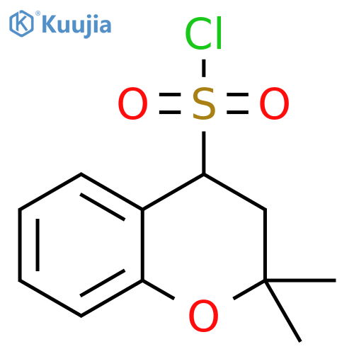 2H-1-Benzopyran-4-sulfonyl chloride, 3,4-dihydro-2,2-dimethyl- structure