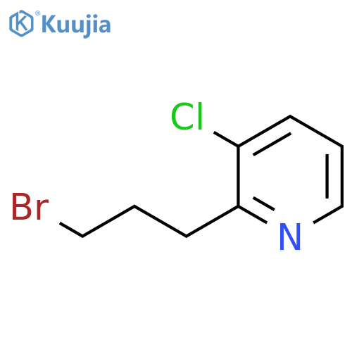 Pyridine, 2-(3-bromopropyl)-3-chloro- structure