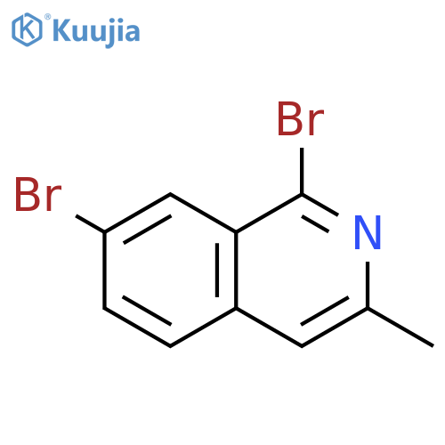 Isoquinoline, 1,7-dibromo-3-methyl- structure