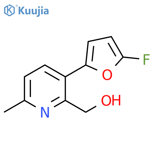 2-Pyridinemethanol, 3-(5-fluoro-2-furanyl)-6-methyl- structure