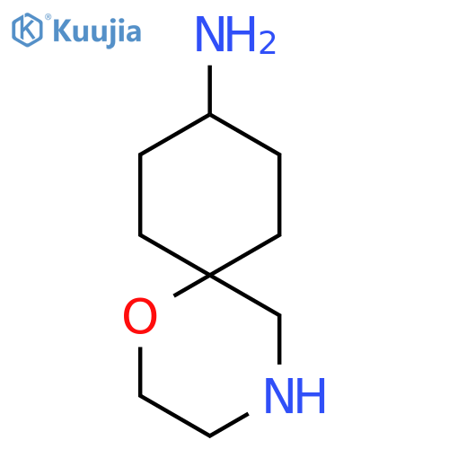 1-Oxa-4-azaspiro[5.5]undecan-9-amine structure