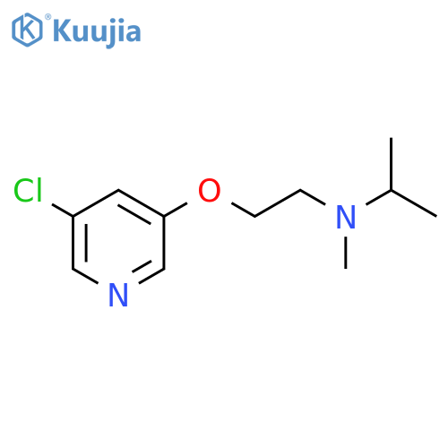 {2-[(5-Chloropyridin-3-yl)oxy]ethyl}(methyl)(propan-2-yl)amine structure