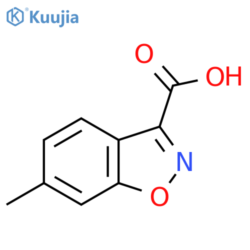 1,2-Benzisoxazole-3-carboxylic acid, 6-methyl- structure