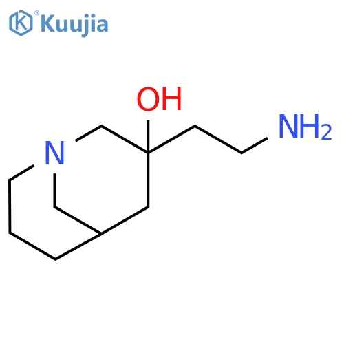 1-Azabicyclo[3.3.1]nonan-3-ol, 3-(2-aminoethyl)- structure