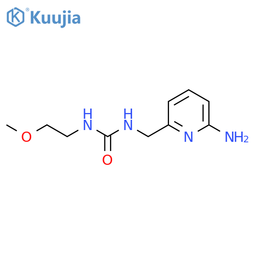 1-(6-aminopyridin-2-yl)methyl-3-(2-methoxyethyl)urea structure