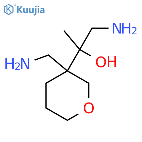 2H-Pyran-3-methanol, α,3-bis(aminomethyl)tetrahydro-α-methyl- structure