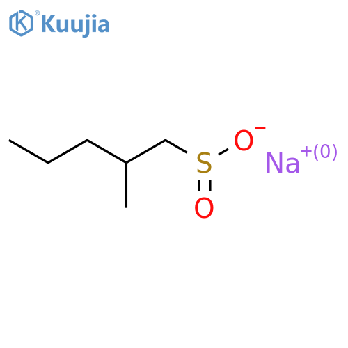 Sodium 2-methylpentane-1-sulfinate structure
