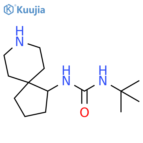 Urea, N-8-azaspiro[4.5]dec-1-yl-N'-(1,1-dimethylethyl)- structure