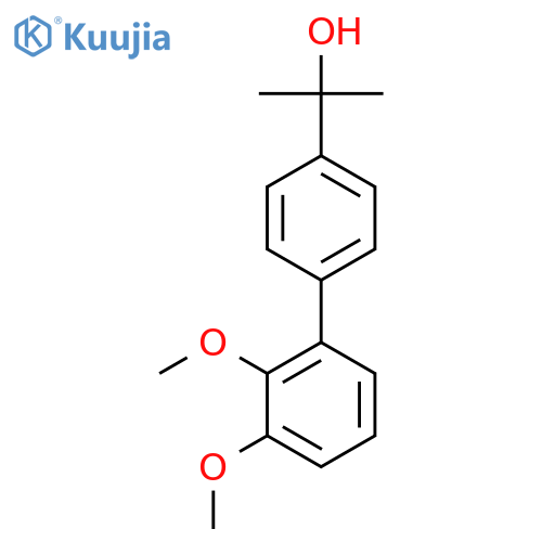 2-[4-(2,3-Dimethoxyphenyl)phenyl]propan-2-ol structure