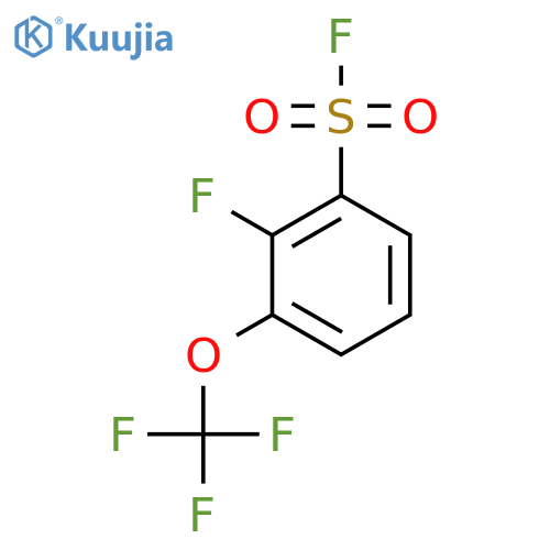 2-Fluoro-3-(trifluoromethoxy)benzene-1-sulfonyl fluoride structure