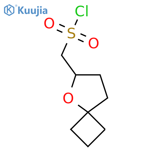 (5-Oxaspiro[3.4]octan-6-yl)methanesulfonyl chloride structure