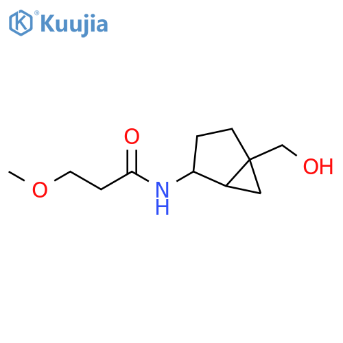 Propanamide, N-[5-(hydroxymethyl)bicyclo[3.1.0]hex-2-yl]-3-methoxy- structure