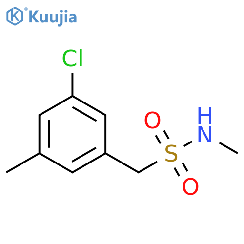 Benzenemethanesulfonamide, 3-chloro-N,5-dimethyl- structure