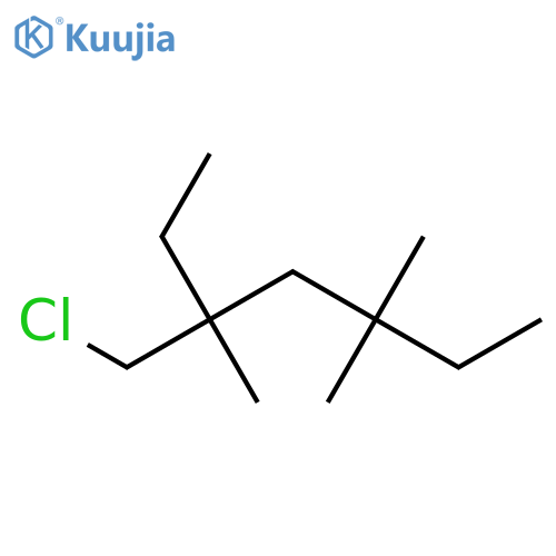 3-(Chloromethyl)-3,5,5-trimethylheptane structure