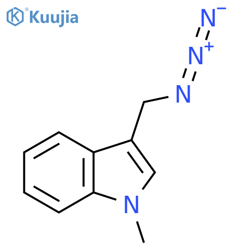 3-(azidomethyl)-1-methyl-1H-indole structure