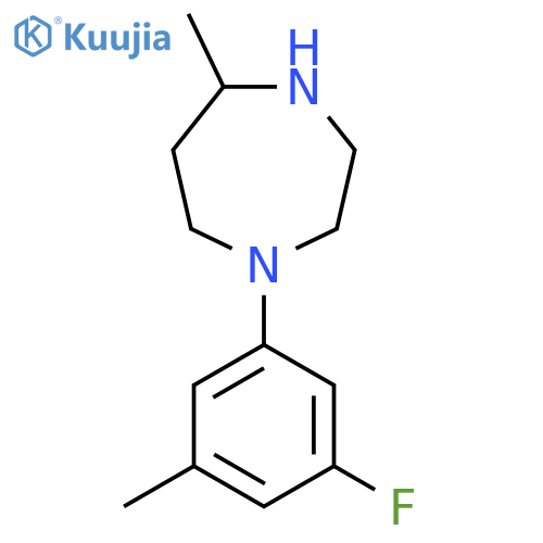 1-(3-Fluoro-5-methylphenyl)-5-methyl-1,4-diazepane structure