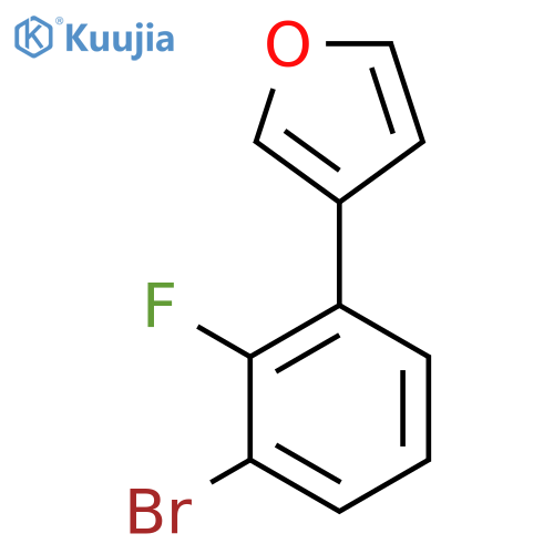 3-(3-bromo-2-fluorophenyl)furan structure