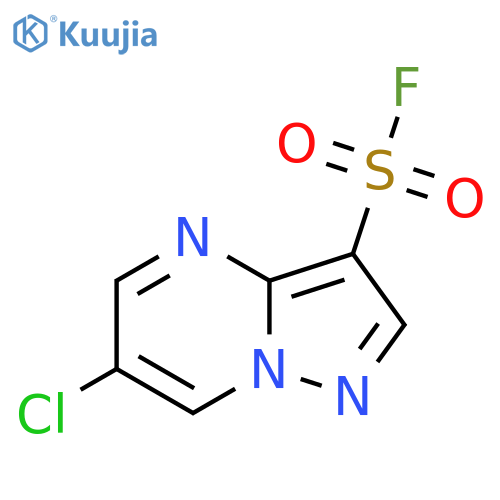 6-Chloropyrazolo[1,5-a]pyrimidine-3-sulfonyl fluoride structure
