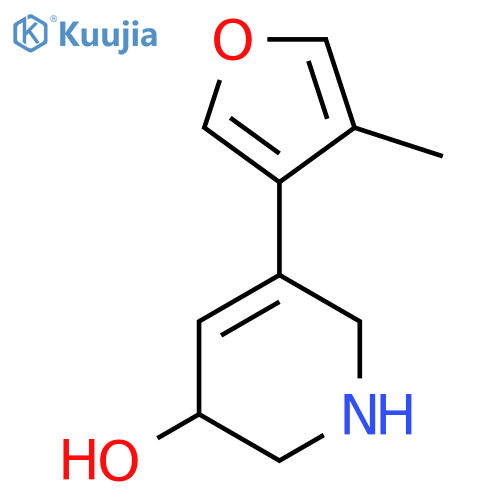 5-(4-Methylfuran-3-yl)-1,2,3,6-tetrahydropyridin-3-ol structure